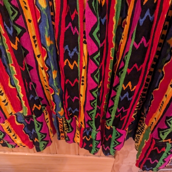 Vintage Pier 1 Imports Midi Sun Dress - Picture 7 of 8